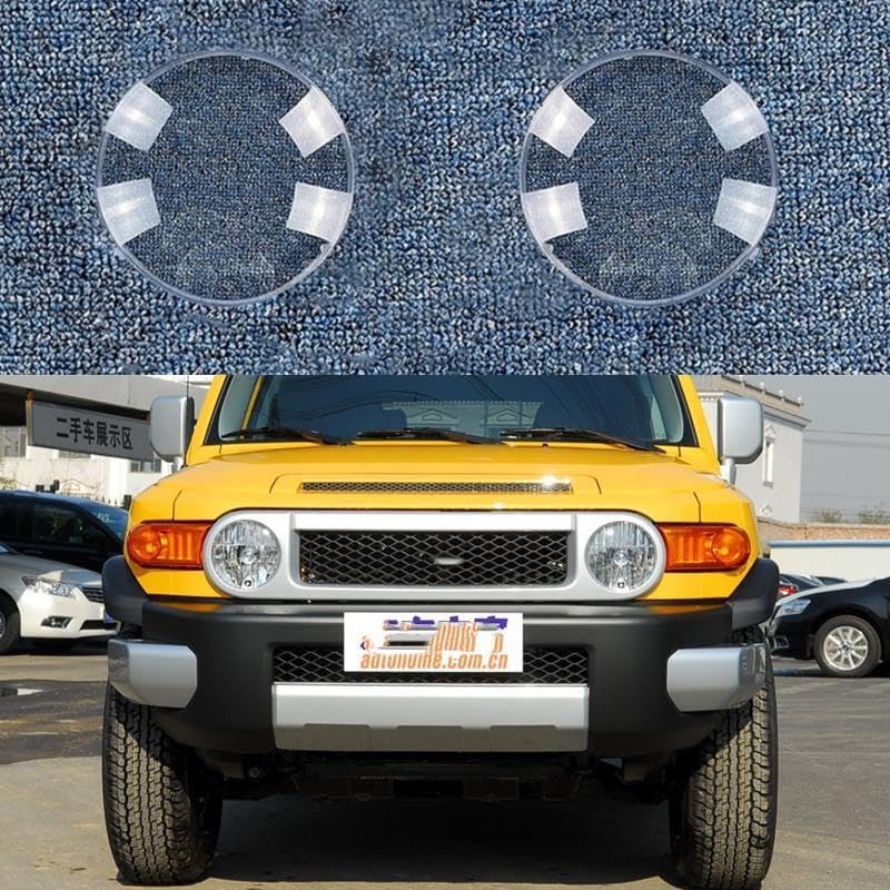 ya 4 8.24 baidi for Toyota FJ Cruiser 2007-2013 20 21 LH+RH Side Light Lens Cover + Glue 2 pcs 