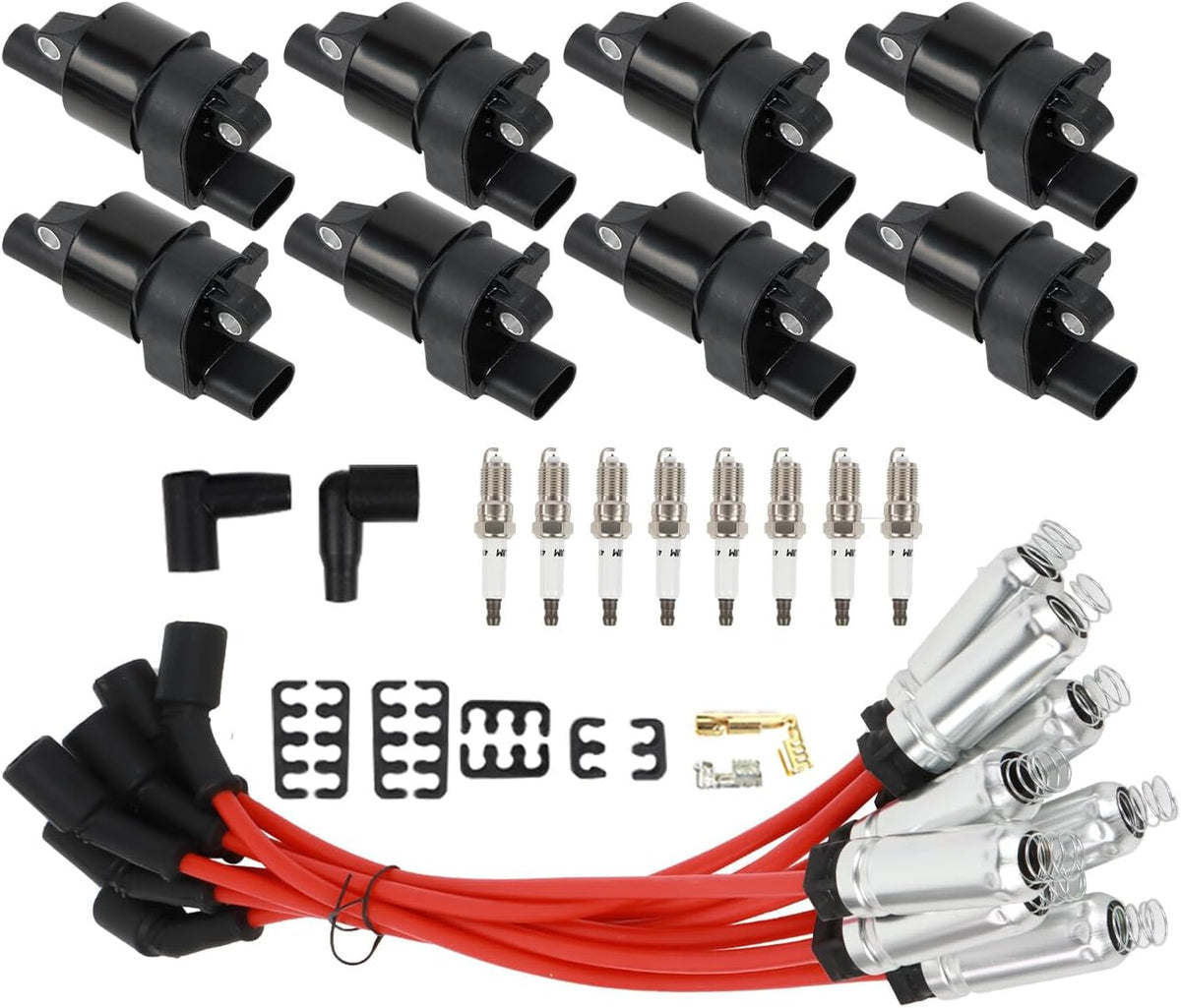 ya 9 10.24 8-pack ignition coils/spark plugs/wires for GM for Chevrolet for Silverado UF414-