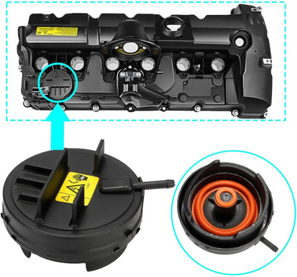 ya 11 9.14 baidifor BMW E82 E90 E70 Z4 X3 X5 128i 328i 528i Engine Valve Cover Cap 11127552281