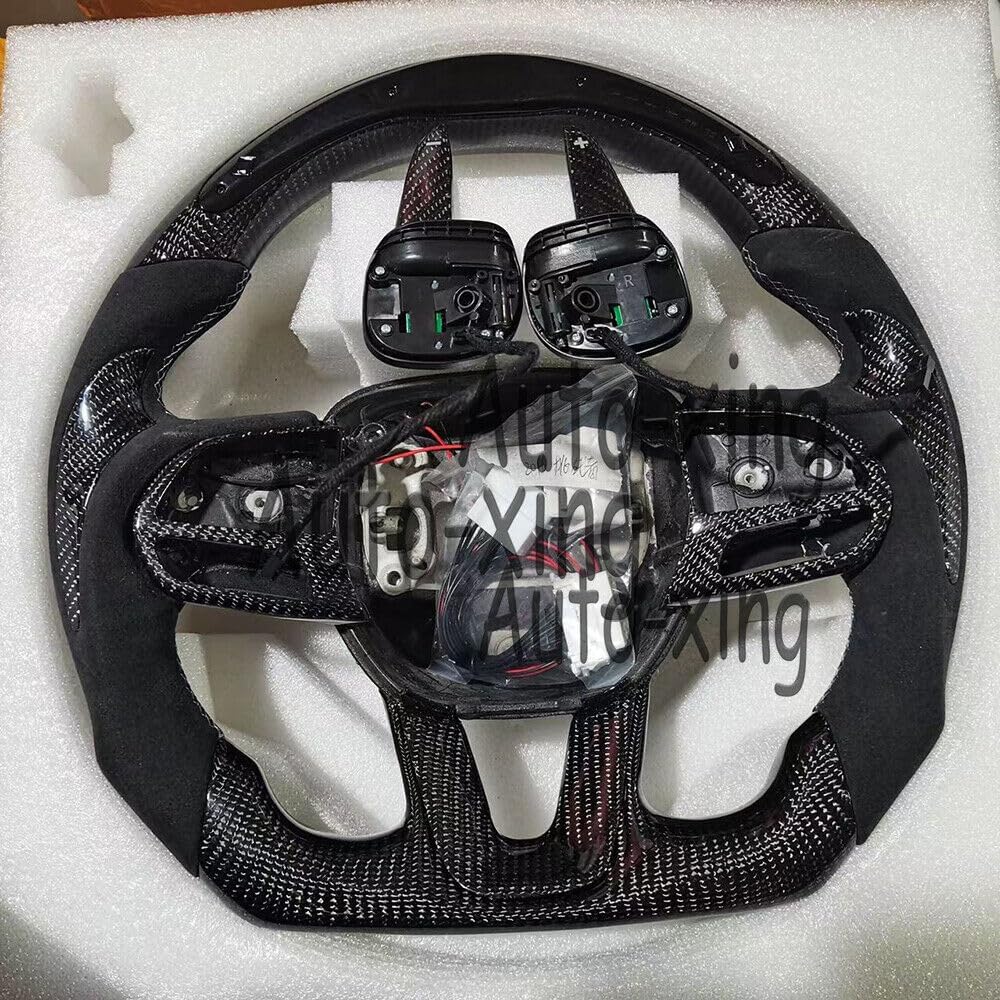 ya 5 8.10 Carbon Paddle shifters for Dodge for Charger for Challenger SRT R/T Steering Wheel 2015+