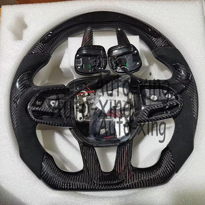 ya 5 8.10 Carbon Paddle shifters for Dodge for Charger for Challenger SRT R/T Steering Wheel 2015+