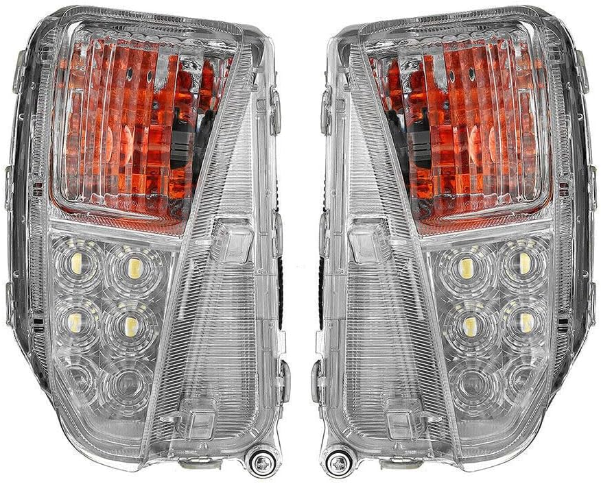 ya 10 9.16 zhengce Pair LED Front Fog Lamp Indicator Fit for Toyota Prius 2012 2013 2014 2015