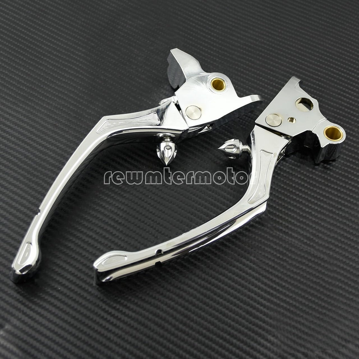 ya 11 9.14 baidiChrome Brake Clutch Lever Fit for Harley Touring Trike 2003-2013 FLHR 2014-2016
