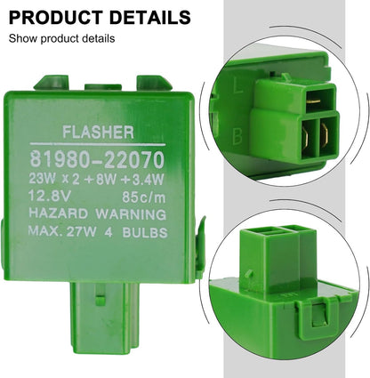 ya 6 8.24 baidi Direct Replacement Turn Signal Flasher Relay for for Toyota Easy to Install