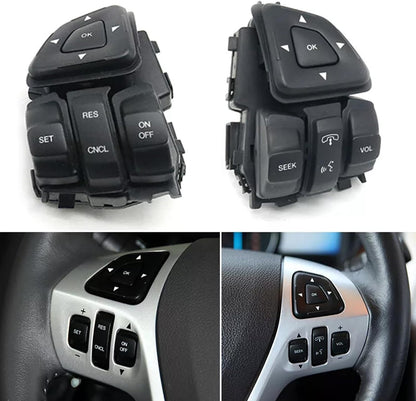 ya 4 8.24 baidi Steering wheel control switch multi-function button for Ford Edge Explorer 12-18