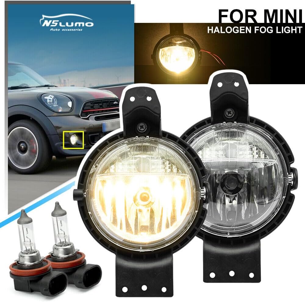 ya 4 8.10 Fog Light Driving Light Halogen Bulbs Suitable for 10-16 for Mini Country for MAN R60 Pace for MAN R61