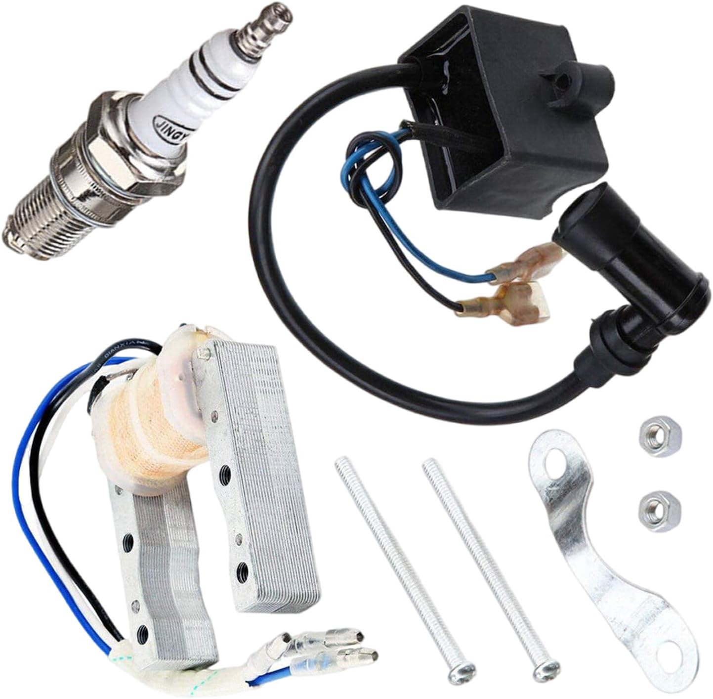 ya 6 8.24 baidi CDI ignition coil magnetic spark plug suitable for 49/66/80cc engine electric bicycle 