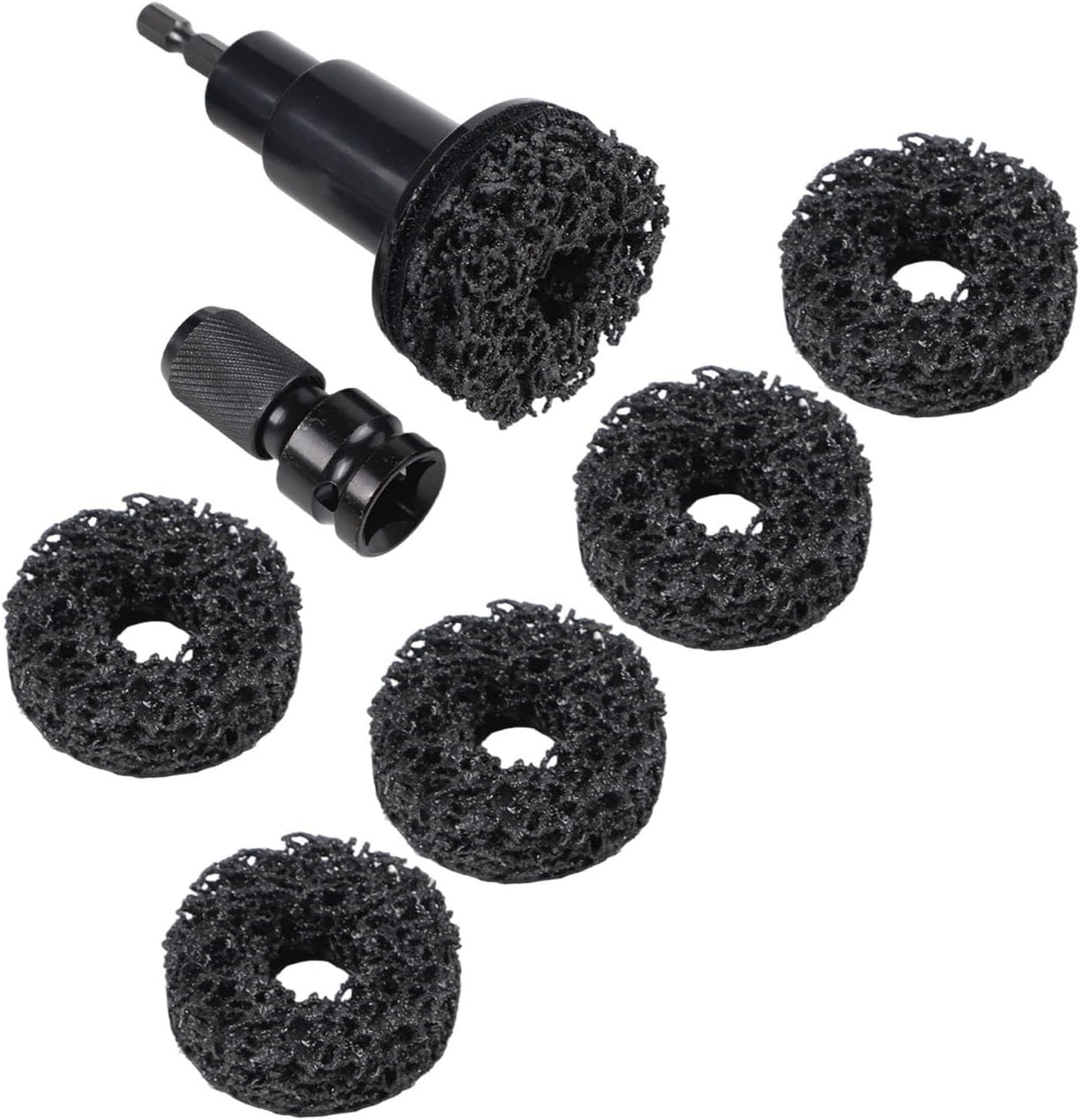 ya 13 9.15 baidi Comprehensive 8PCS Rust Removal Tools for Car Hub Shafts and Brake Disc Care