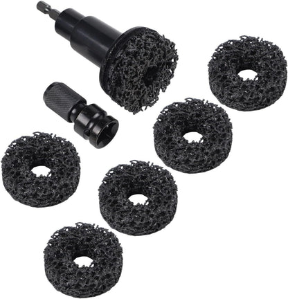 ya 13 9.15 baidi Comprehensive 8PCS Rust Removal Tools for Car Hub Shafts and Brake Disc Care