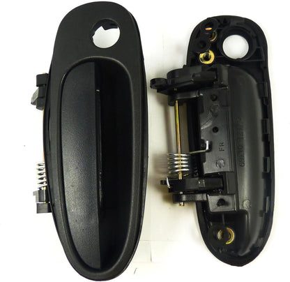 ya 10 9.16 baidi New Door Handle Black Exterior and Interior Kit 8 Pieces for Toyota for Corolla 1993-1997-
