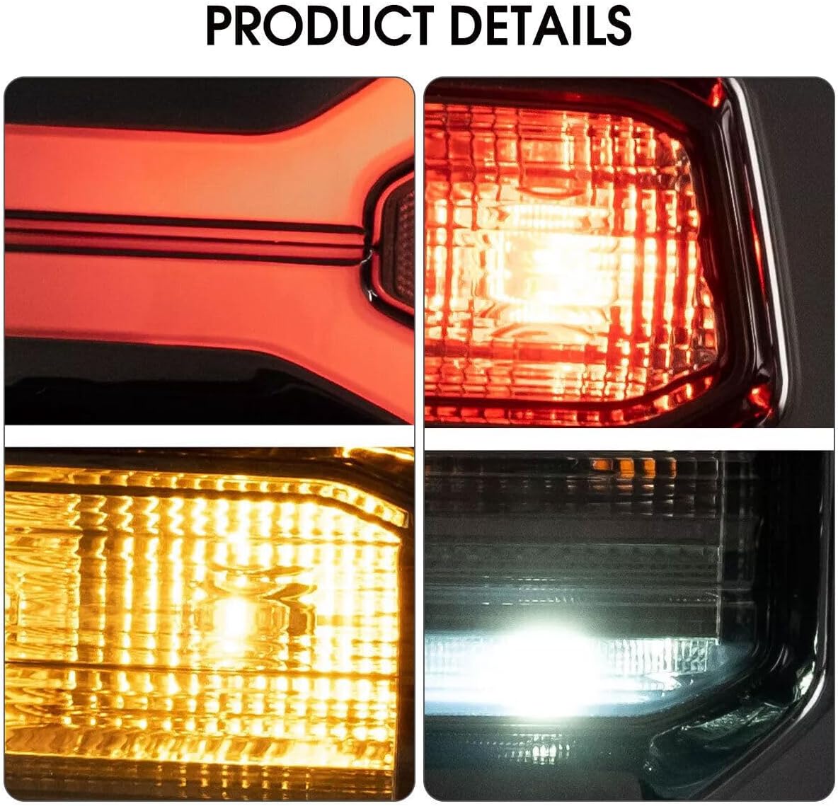 ya 7 8.24 baidi 1Pair LED Rear Tail Light with Turn Signal Assy for Toyota Hilux Revo 2015-2022