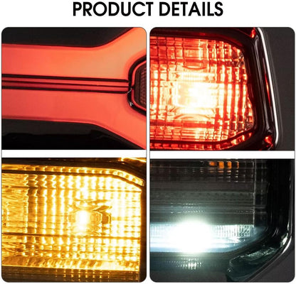 ya 7 8.24 baidi 1Pair LED Rear Tail Light with Turn Signal Assy for Toyota Hilux Revo 2015-2022