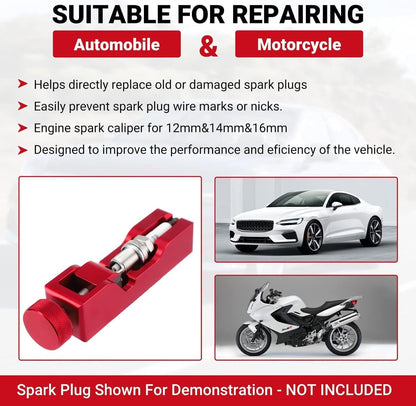 ya 23 10.7 baidi Universal Matte Engine Spark Plug Gap Tool Gapping Gapper 10mm 12mm 14mm 16mm