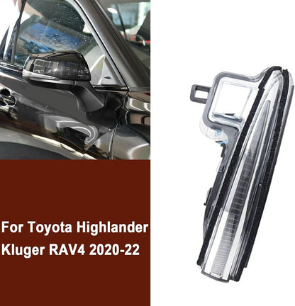 ya 4 8.24 baidi LED Passenger Side Mirror Turn Signal Light for Toyota Highlander RAV4 2020-2023