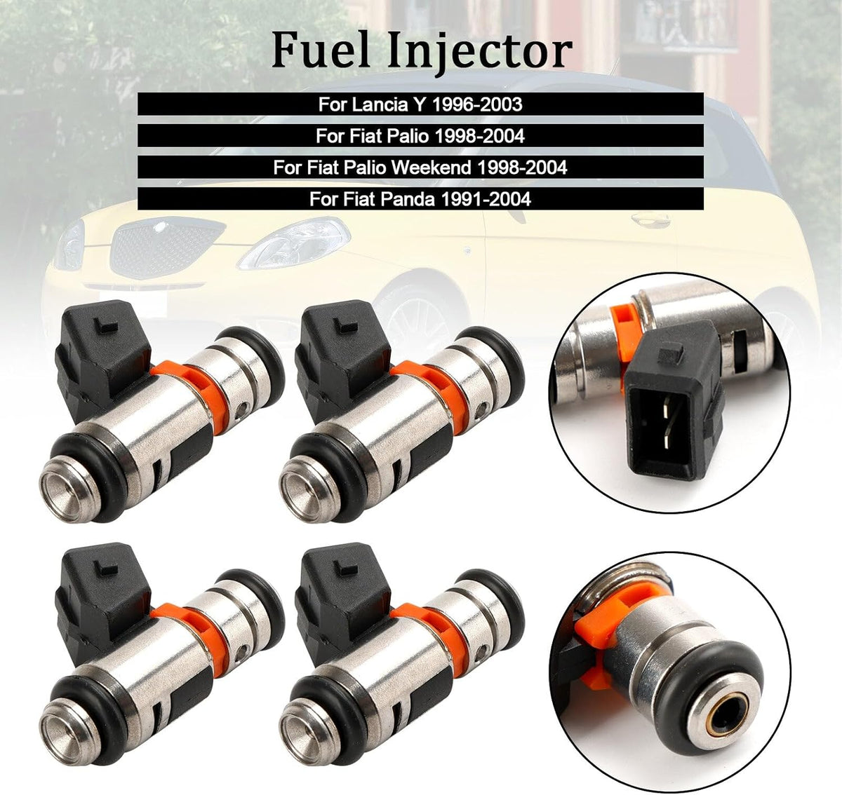 ya 14 9.20 zhengce 4PCS Fuel Injector IWP095 for Fiat Punto 1.4L 2007-2009 for Fiat Palio 1.6-1