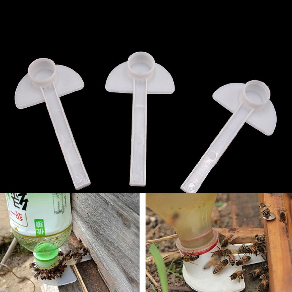 ya 16 10.20 baidi 10Pcs Beekeeping Beehive Water Feeder Bee Drinking Nest Entrance Beekeeper Cup