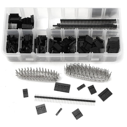 ya 16 10.20 baidi 1450Pcs 2.54mm Dupont Jumper Connector Shell with Term l (Male/Female) Kits