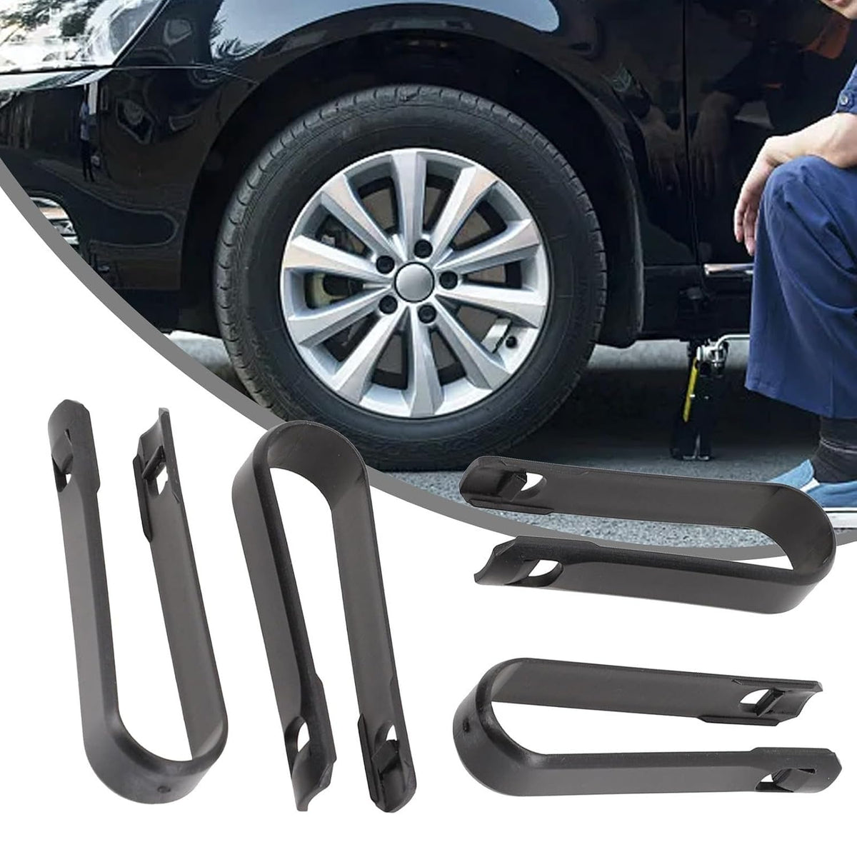 ya 13 9.15 baidi 4X Wheel Bolt Nut Cap Covers Puller Remover Tool Tweezers Black 8D0012244A New