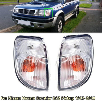 ya 6 8.24 baidi for Nissan Navara Frontier D22 Pickup 1997-2000 Front Side Marker Corner Lights