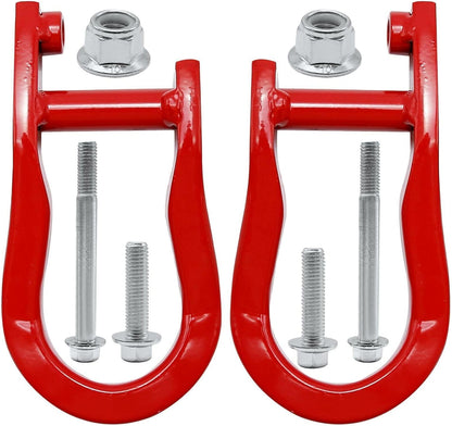 ya 5 8.24 baidi 1 Pair of red Tow Hooks 84192871 for 2007-2019 for Chevrolet for Silverado for GMC for Sierra 1500