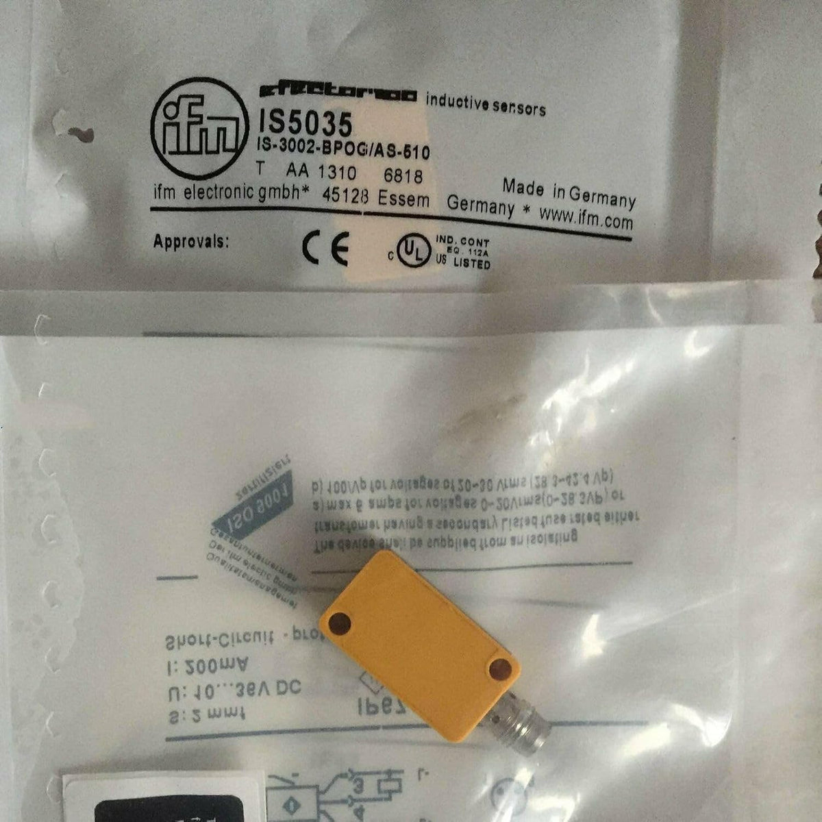 ya 16 10.20 baidi 1 PCS New for IFM IS5035 Switch #W7-