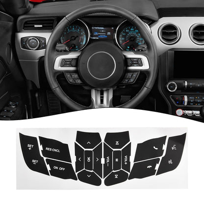 ya 23 10.7 baidi Decal Stickers for for for Ford for for Mustang Steering Buttons for Model Years 15 18