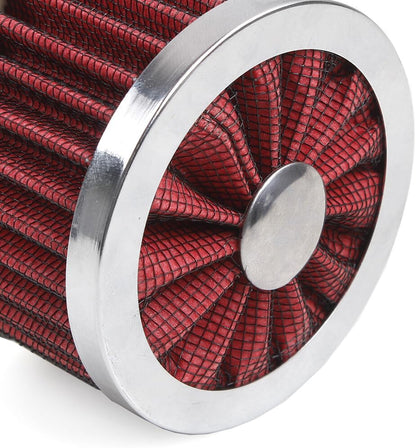ya 13 9.15 baidi Red Extra Flow 1 to 1-1/4 Push In Valve Cover Baffled Breather Vent Filter