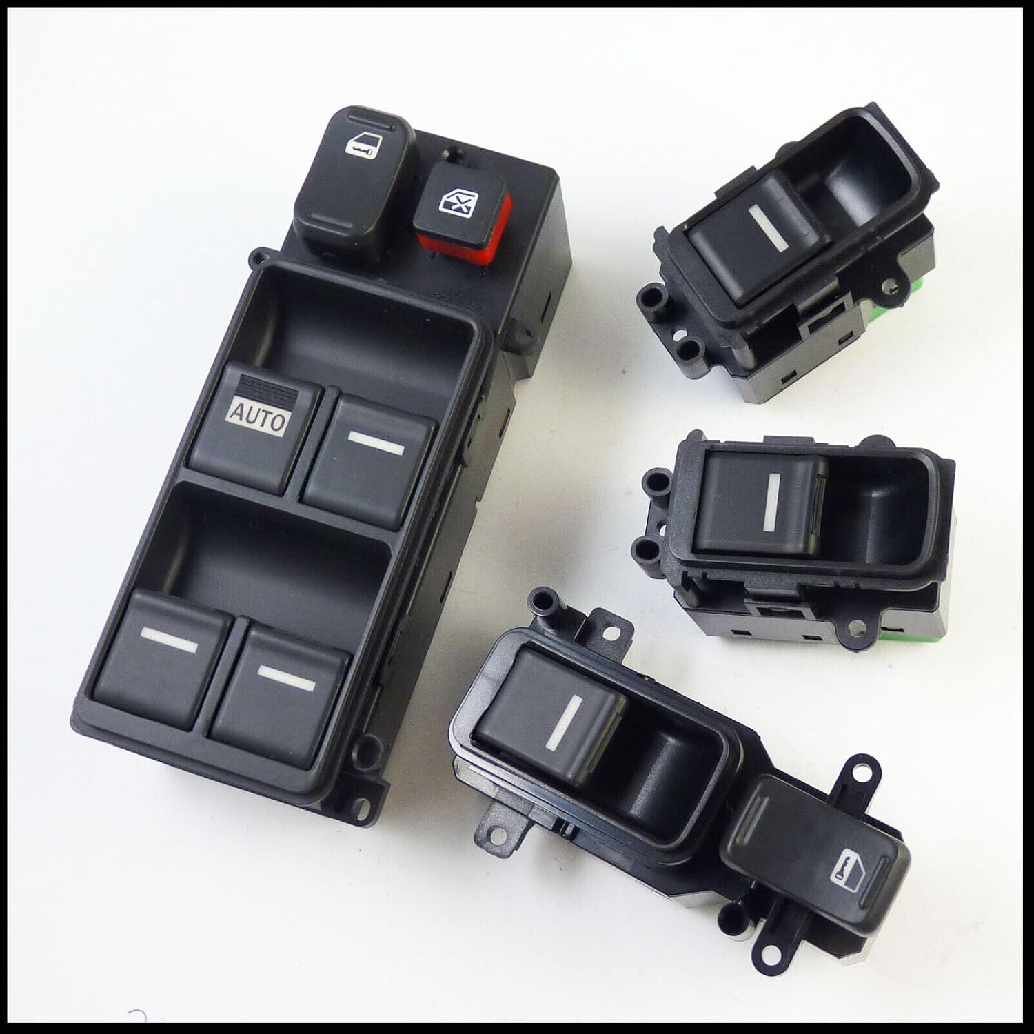 ya 6 8.24 baidi for Honda Civic for Accord 4-Piece Electric Power Window Master Control Switch kit 