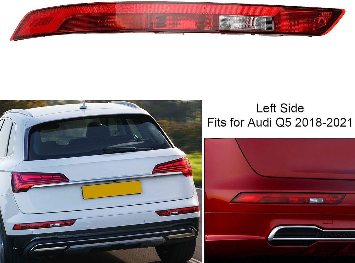 ya 14 9.20 zhengce Left Rear Bumper Lower Tail Light Brake Stop Lamp for Audi Q5 US Version-1