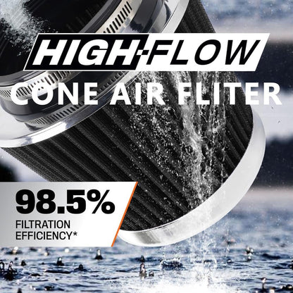 ya 13 9.15 baidi BLACK High Flow Per for MAN ce Cold Air Intake Air Filter 3, 3.5, 4 In, 5 Tall