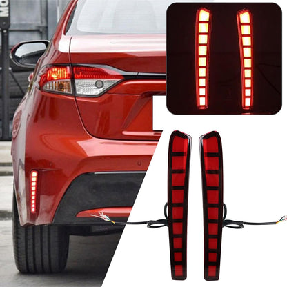ya 13 9.15 baidi Rear Bumper Reflector Fog Light Fit for Toyota Corolla 2020-23 Turn Signal