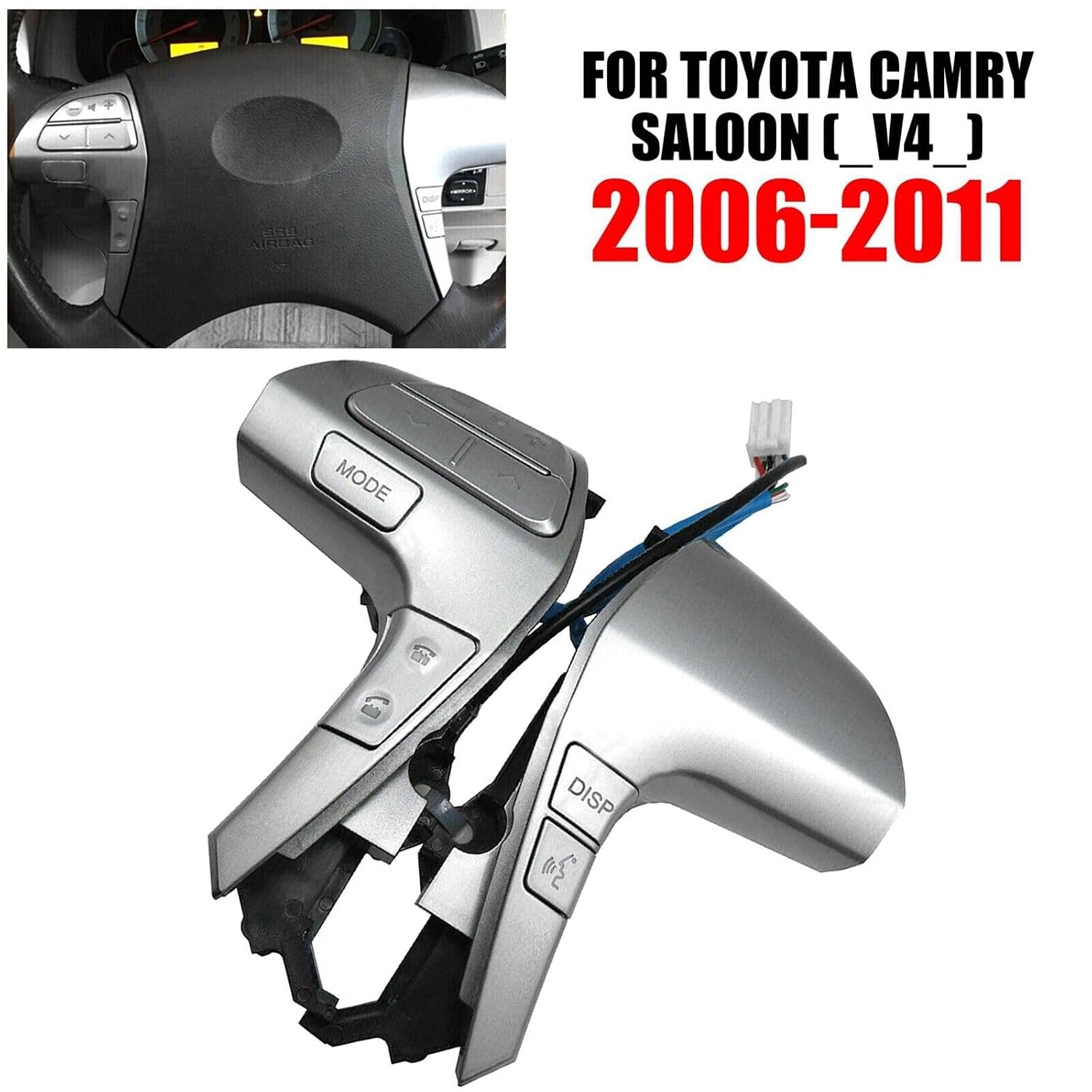 ya 6 8.14 fit for Toyota for Camry Sedan (_V4_) 2006-2011 Steering Wheel for Audi o Control Switch at