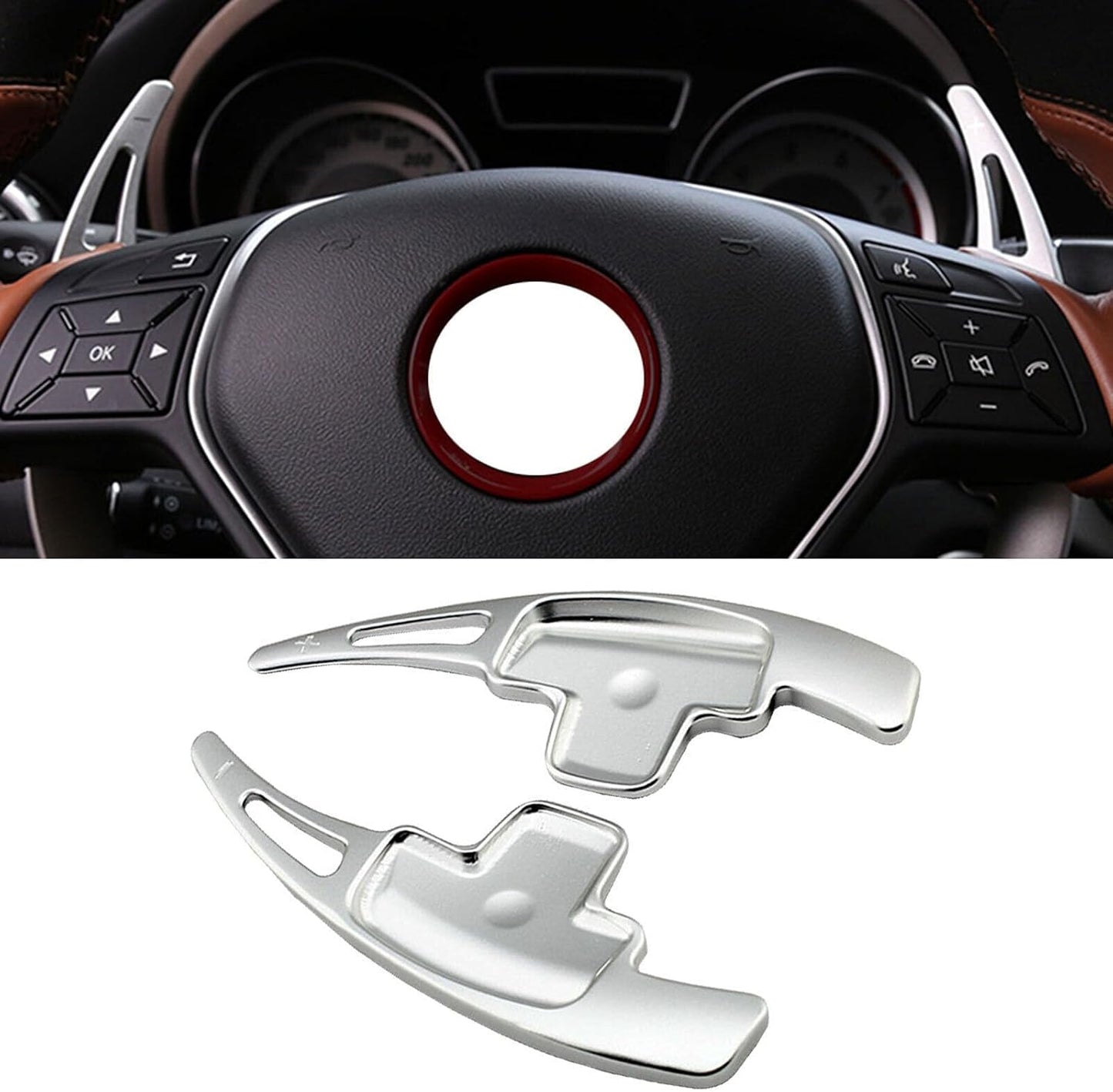 ya 5 8.10 Shift Paddle Shifter Extension for Benz A B C E S Class CLA GLC GLE CLS GLA X156