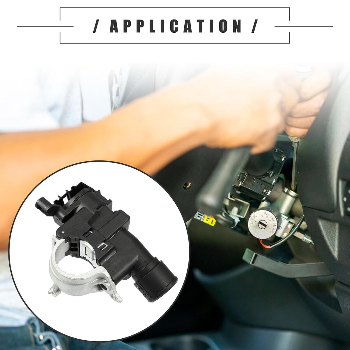 ya 6 8.14 Ignition Switch Lock Cylinder for Ford Escape 2008 ABS Metal 9L8Z-3511-A 989-019