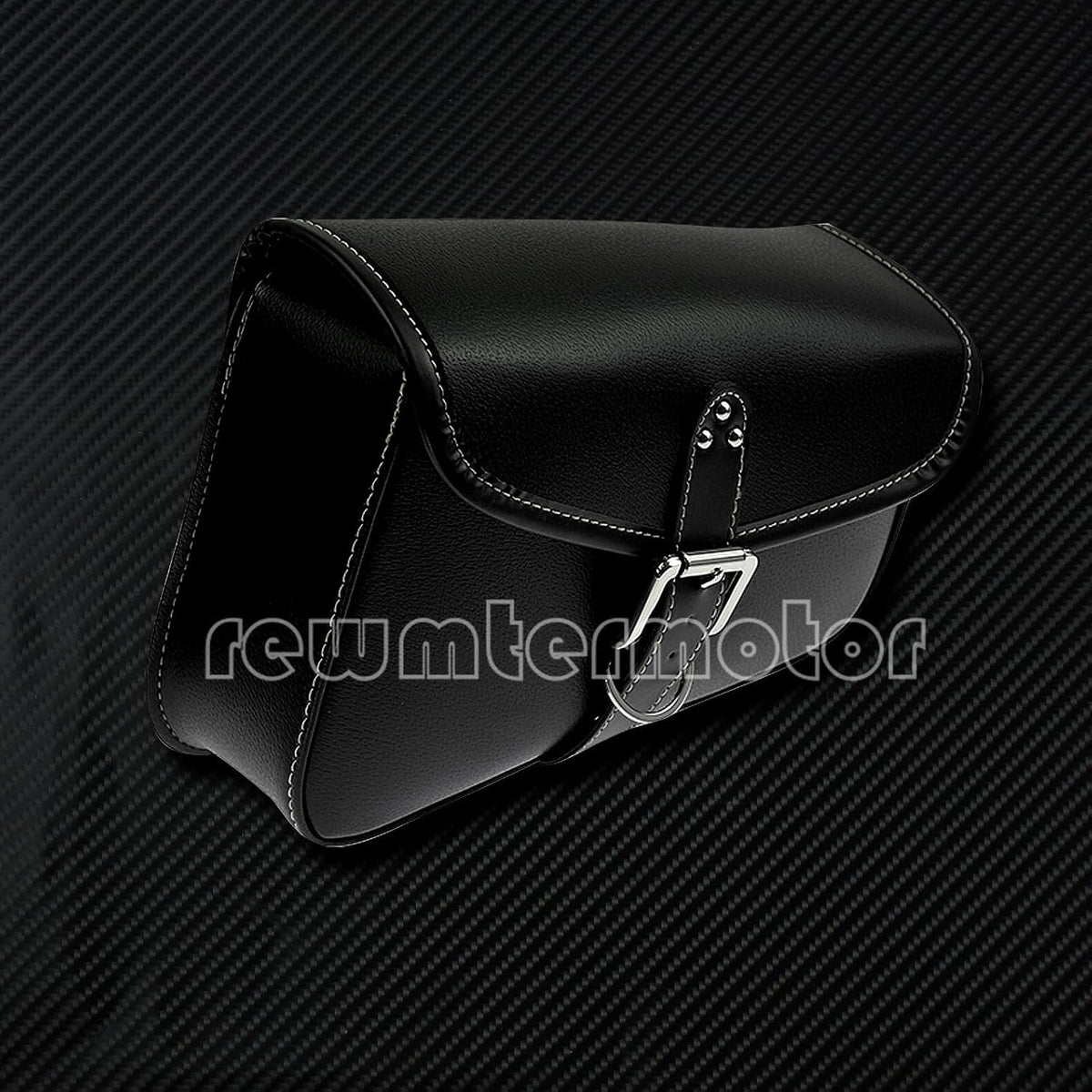 ya 11 9.14 baidiBlack Right Side Saddlebag Saddle Bag Fit For Sportster XL883 XL1200 PU Leather