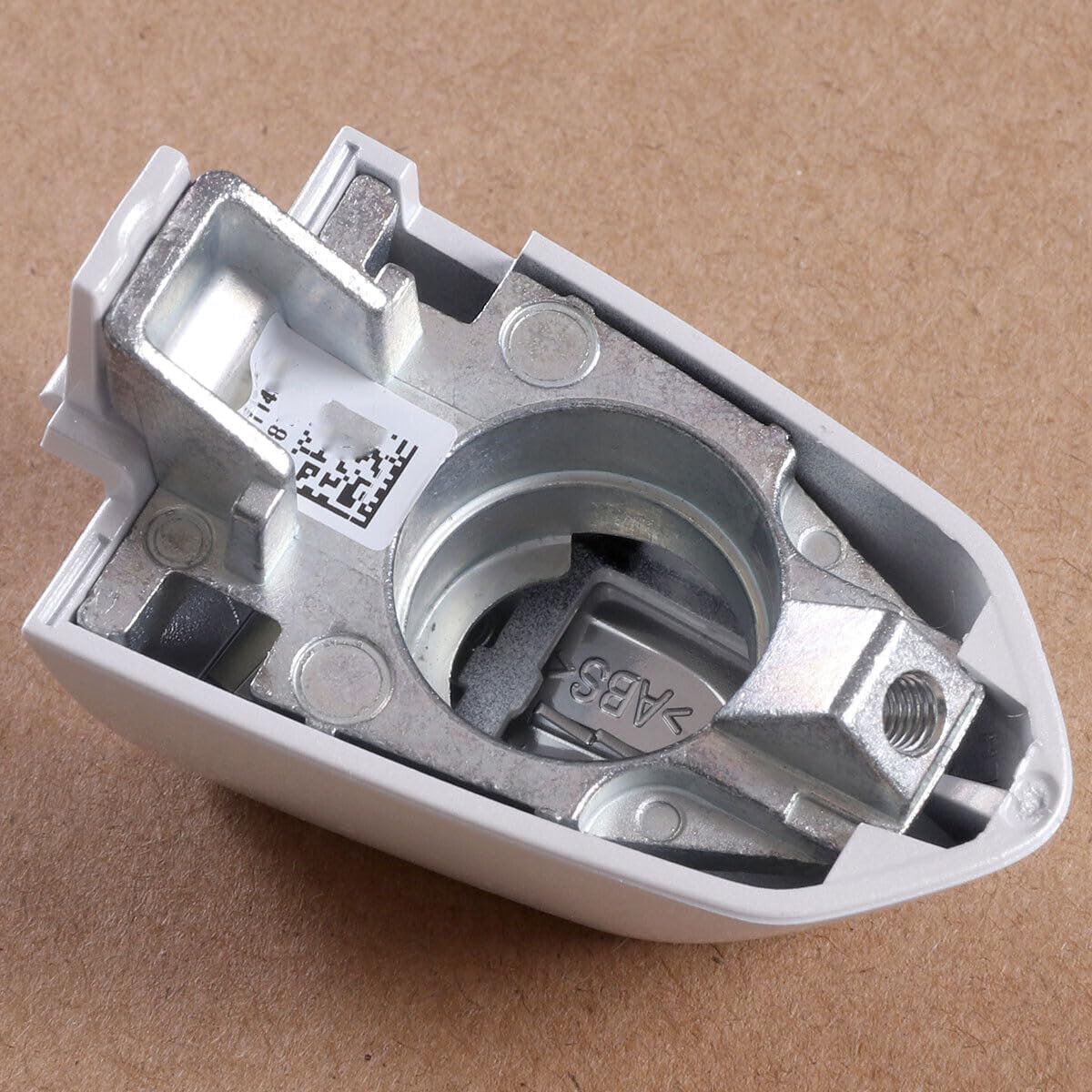 ya 2 8.24 baidi for Cadillac ATS XTS CTS CT6 White Front Left Door Lock Cylinder Bezel Cover Left Side of the Front Door