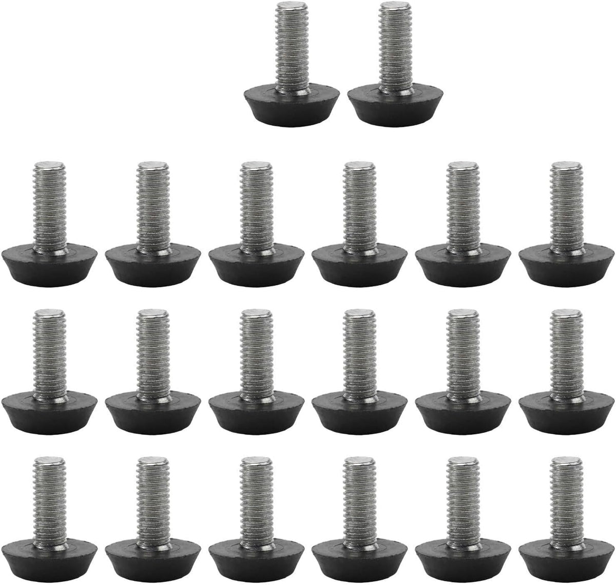 ya 26 10.21 baidi 20pcs Thread Table Desk Screw On Adjustable Levelling Foot Feet 21mm Base