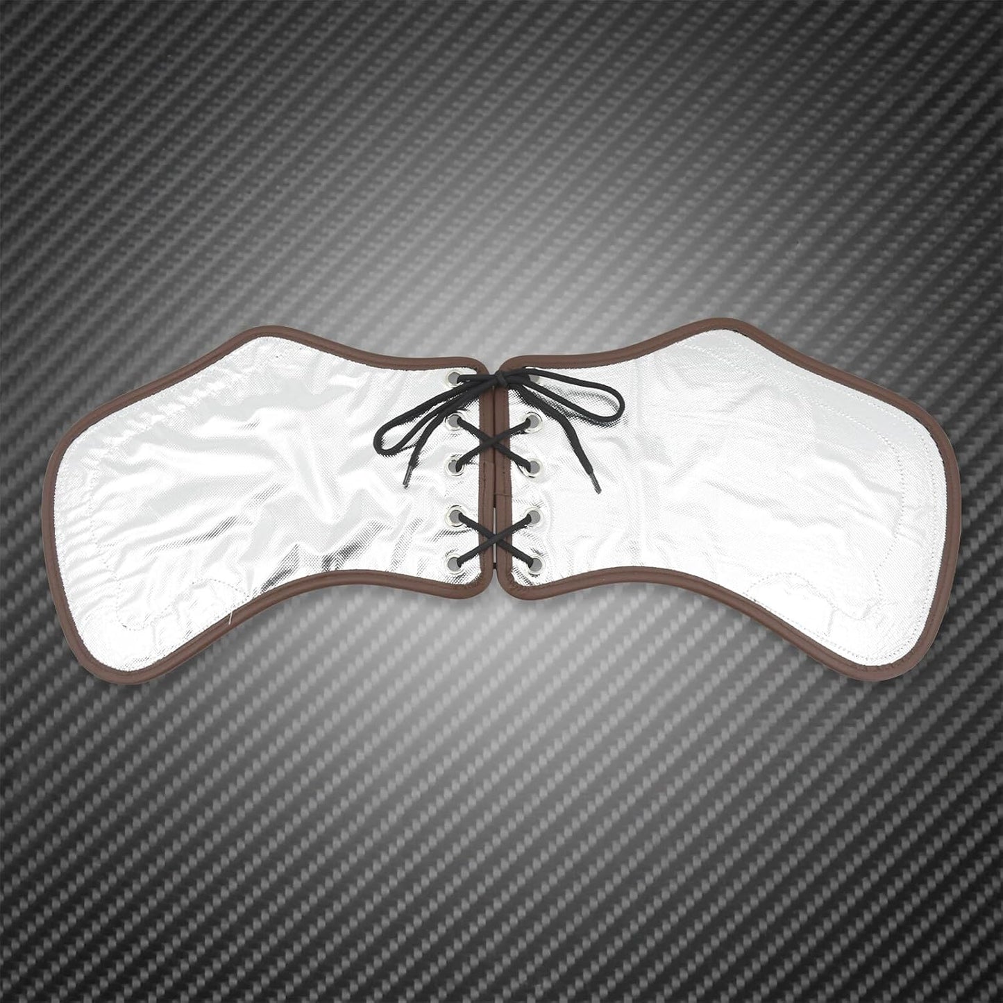 ya 7 8.24 baidi Brown Leather Heat Saddle Shield Deflector Cushion Fit for Harley Sportster Dyna