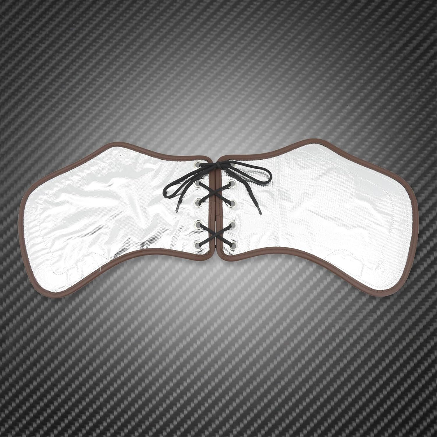 ya 7 8.24 baidi Brown Leather Heat Saddle Shield Deflector Cushion Fit for Harley Sportster Dyna