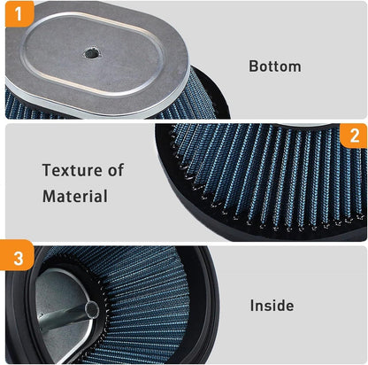 ya 23 10.7 baidi Air Filter for Yamaha Breeze 125 YFA125 YFA1 1989/1991-2004, Grizzly 125 YFM125