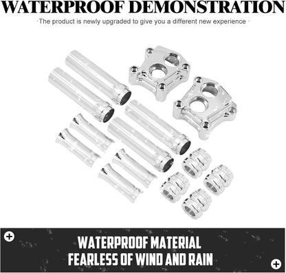 ya 7 8.24 baidi Chrome Engine Pushrod Tube Lifter Tappet Block Cover for Harley Touring Twin Cam