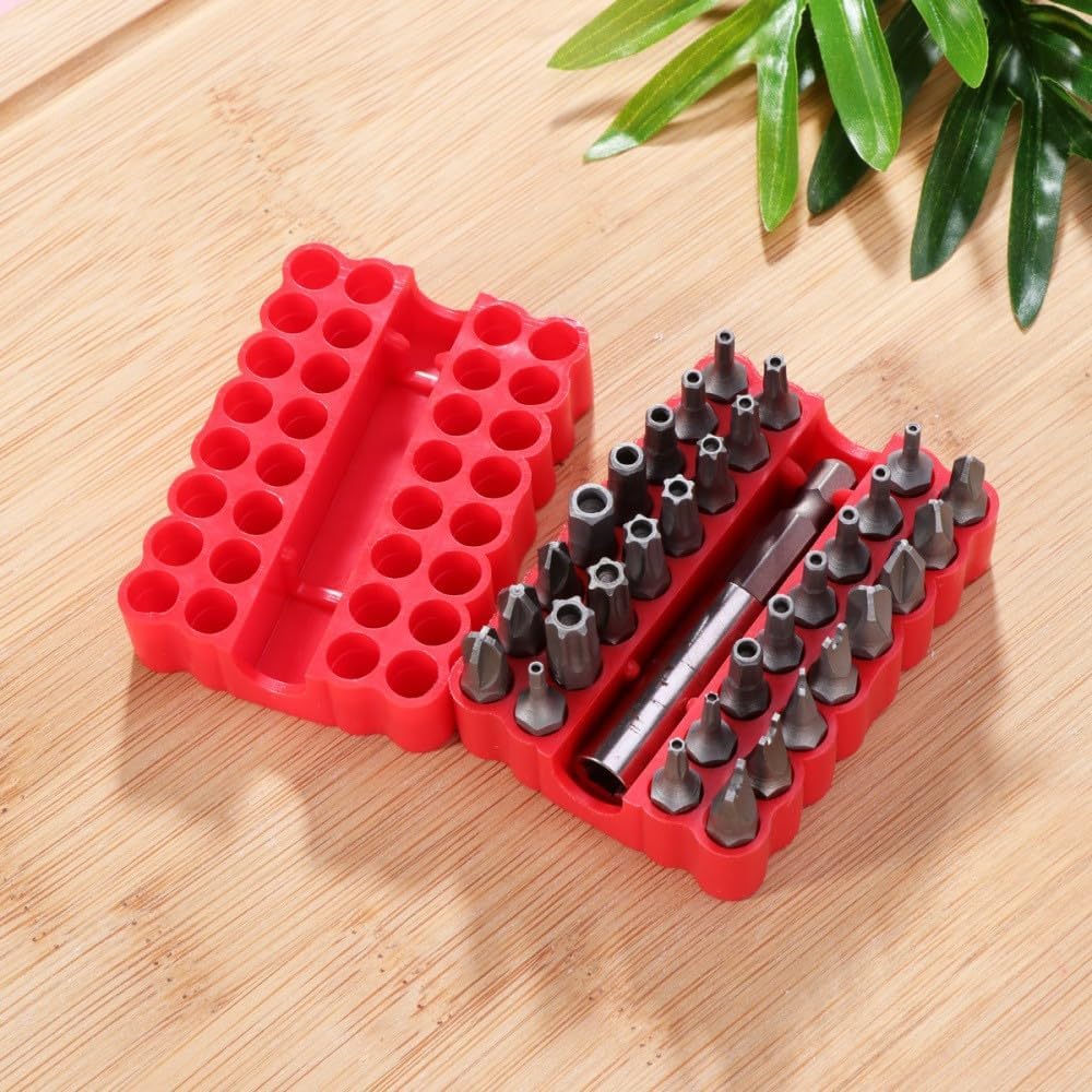 ya 26 10.21 baidi 33 Pcs Hexagon Bit Security Screwdriving Set Magnetic Extension Bits