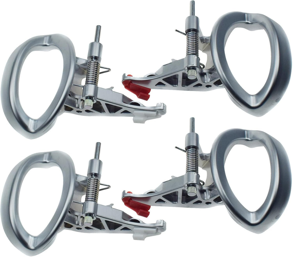 ya 4 8.8.2 for 07-12 for Dodge Nitro Interior Left and Right Door Handle Chrome 4-Piece Set 