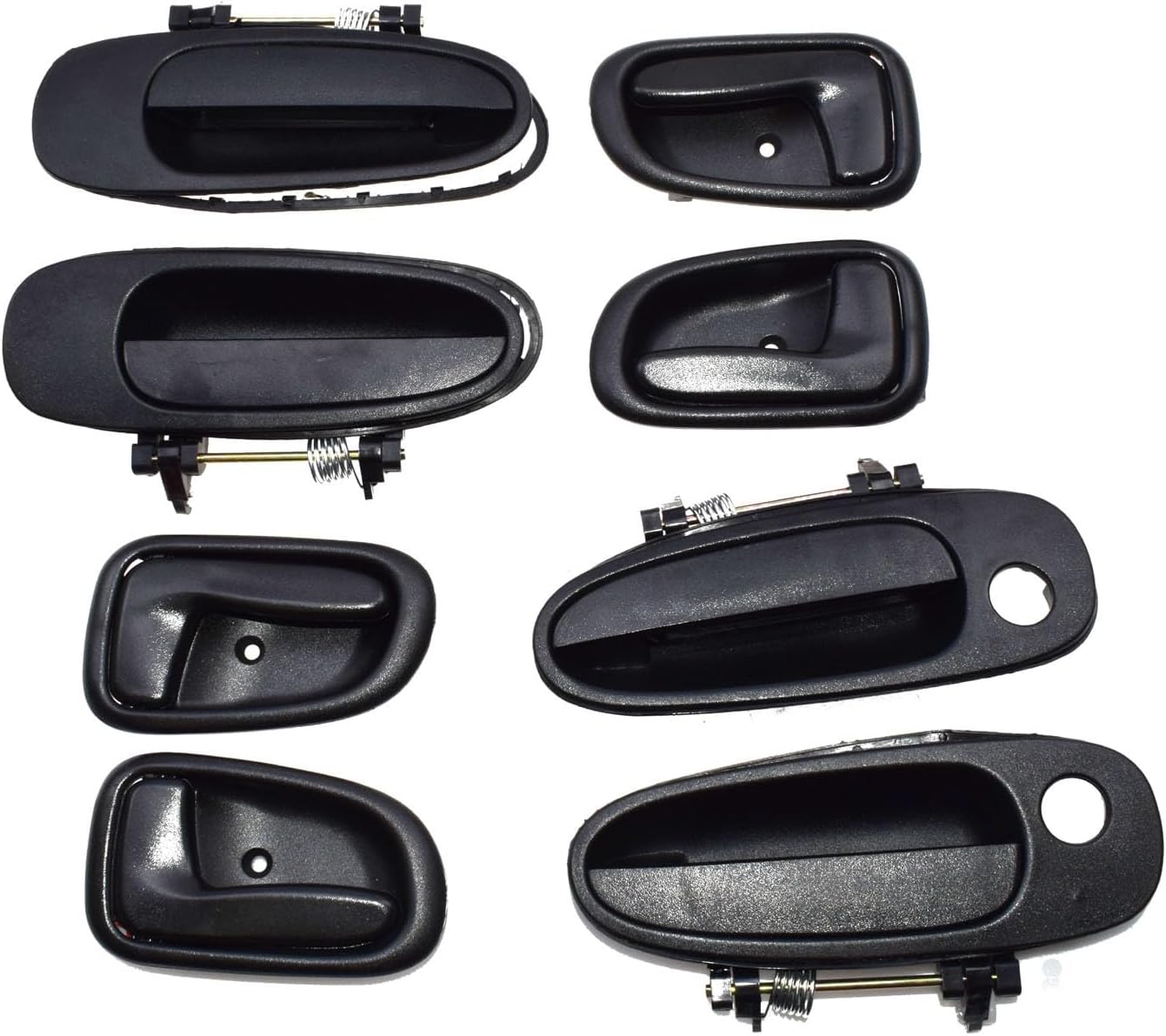 ya 5 8.10 Door Handle Black Outdoor Black Interior kit 8 Pieces for Toyota for Corolla 6920512130