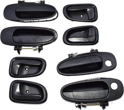 ya 5 8.10 Door Handle Black Outdoor Black Interior kit 8 Pieces for Toyota for Corolla 6920512130