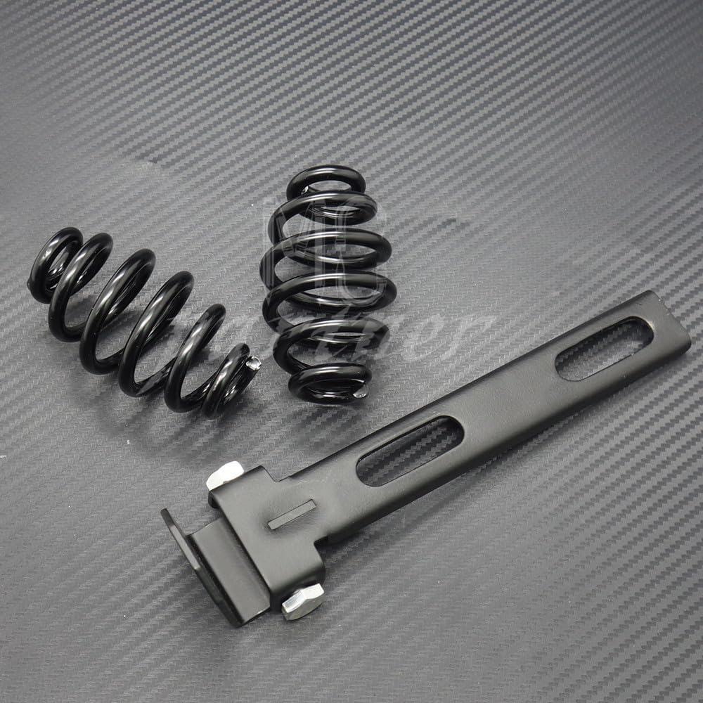 ya 5 8.24 baidi Black Solo for Seat 3 Springs Bracket Mounting Kit for Harley Chopper Bobber Custom