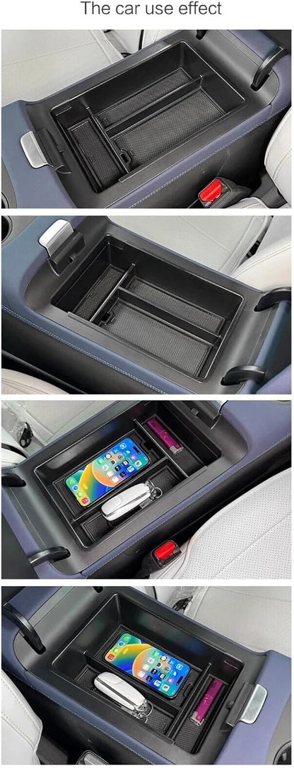 ya 4 8.14 for Xpeng G6 2023 2024 Armrest Storage Box Car Center Console Tray Organizer