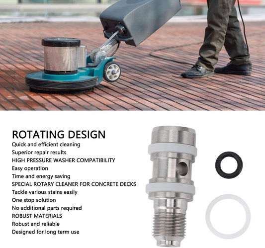 ya 26 10.21 baidi Pressure Washer Flat Surface Cleaner Concrete Decks Swivel Repair