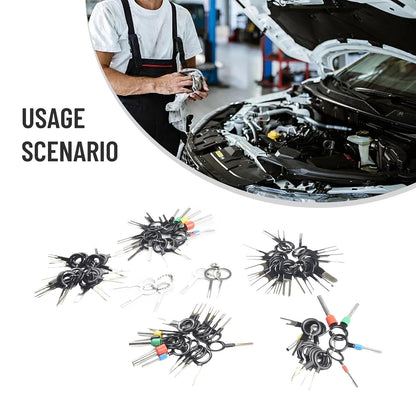 ya 13 9.15 baidi 100Pc Car Terminal Pin Extraction Tool Kit Wire Harness Connector Extractor Set