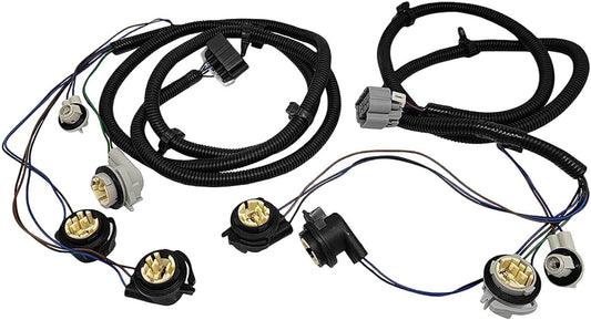 ya 4 8.10 NewTail Light Lamps Wiring Harness LH RH Pair for Chevy for Silverado Pickup Truck